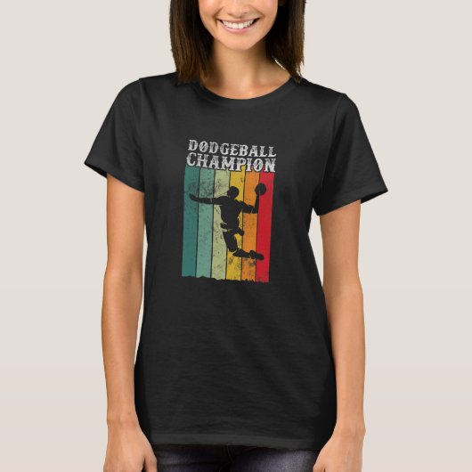 Dodgeball Champion Dodge Ball Champ Player T-shirt (Voorkant)