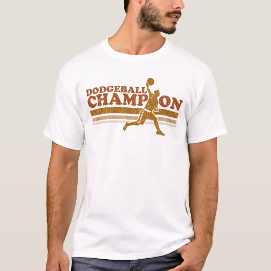  Dodgeball Champion Ringer T-Shirt (Voorkant)