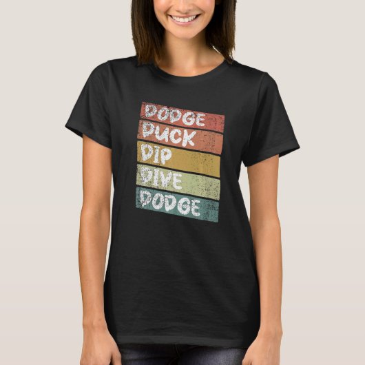 Dodgeball Ethusiast gezegde T-shirt (Voorkant)