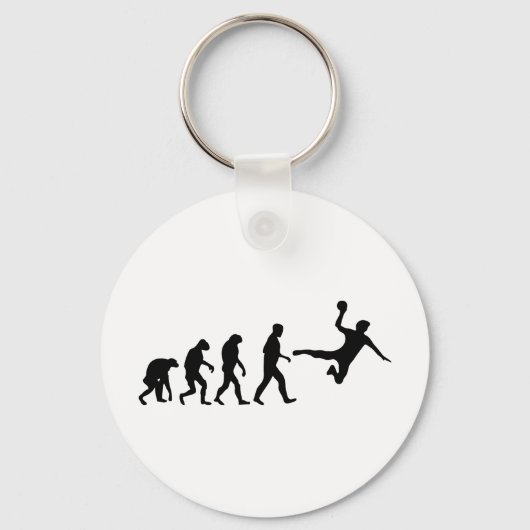 dodgeball-evolutie sleutelhanger (Voorkant)