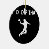 Dodgeball Gaga Ball Game Keramisch Ornament (Rechts)
