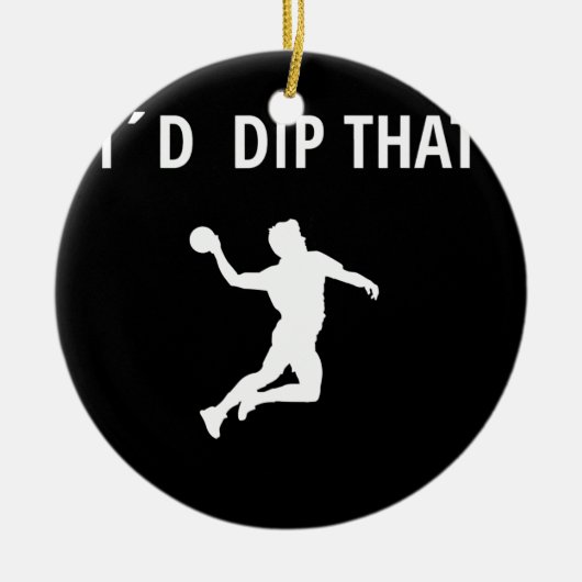 Dodgeball Gaga Ball Game Keramisch Ornament (Voorkant)