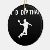 Dodgeball Gaga Ball Game Keramisch Ornament (Links)