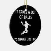 Dodgeball Gaga Ball Game Keramisch Ornament (Rechts)