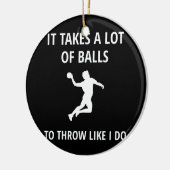 Dodgeball Gaga Ball Game Keramisch Ornament (Links)