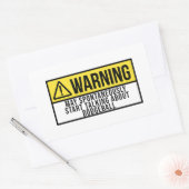 Dodgeball Gift - Dodgeball Lover Rechthoekige Sticker (Envelop)