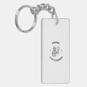 Dodgeball is mijn superkracht sleutelhanger (Voorkant Links)