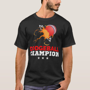 dodgeball kampioen voor een dodgeball speler t-shirt