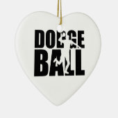 Dodgeball Keramisch Ornament (Rechts)