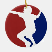 Dodgeball League Keramisch Ornament (Voorkant)