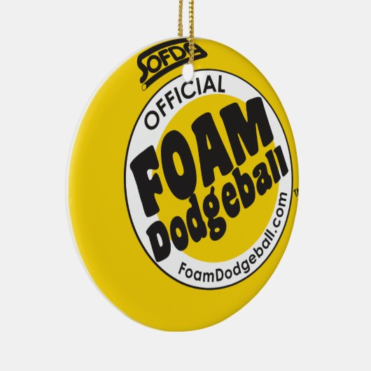 Dodgeball Logo Ornament (Rechts)