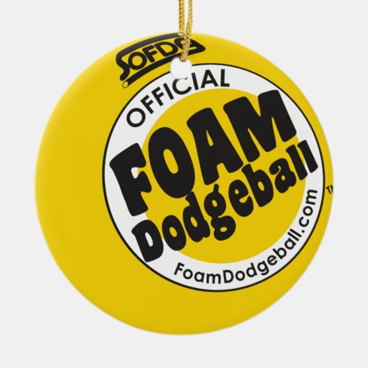 Dodgeball Logo Ornament (Voorkant)