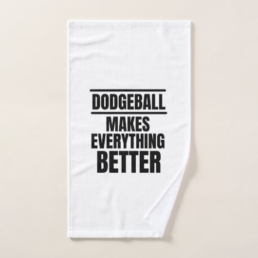 Dodgeball maakt alles beter handdoek (Handdoek)