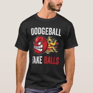 Dodgeball neemt de bal van de gala t-shirt