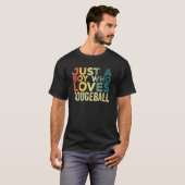 Dodgeball Player Apparel Dodge Ball Quote T-shirt (Voorkant volledig)