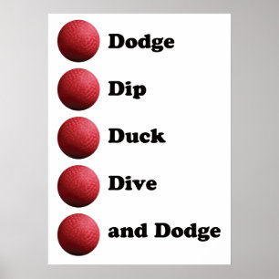 Dodgeball-poster Poster
