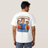 dodgeball runner up t-shirt (Achterkant volledig)