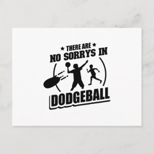 Dodgeball-speler   Team Trainer Sport Gifts Briefkaart