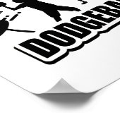 Dodgeball-speler | Team Trainer Sport Gifts Poster (Hoek)