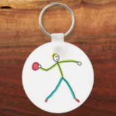 Dodgeball Stickman Sleutelhanger (Voorkant)