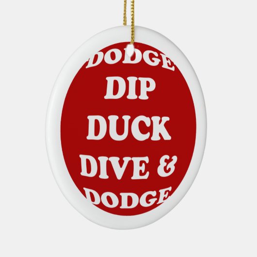 DODGEBALL-versiering Keramisch Ornament (Rechts)