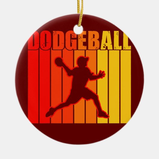  dodgeball voor mannen Kinder dodgeball Keramisch Ornament (Voorkant)