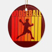  dodgeball voor mannen Kinder dodgeball Keramisch Ornament (Links)