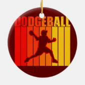  dodgeball voor mannen Kinder dodgeball Keramisch Ornament (Achterkant)