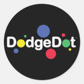 DodgeDot Logo Sticker Sheet (Voorkant)