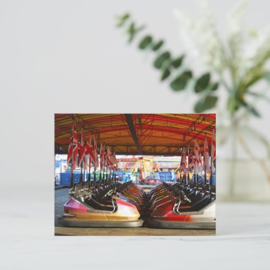 Dodgem Bumper Briefkaart (Staand voorkant)