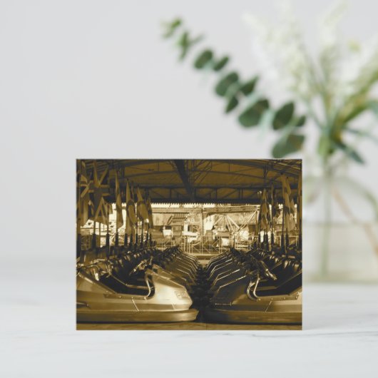 Dodgem Bumper Briefkaart (Staand voorkant)