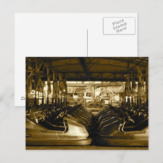 Dodgem Bumper Briefkaart (Voorkant / Achterkant)