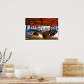 Dodgem Cars bij Funfair Print (Keuken)