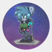 Dodger Chibi Sticker (Voorkant)