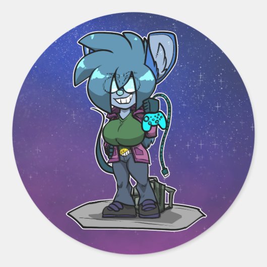 Dodger Chibi Sticker (Voorkant)