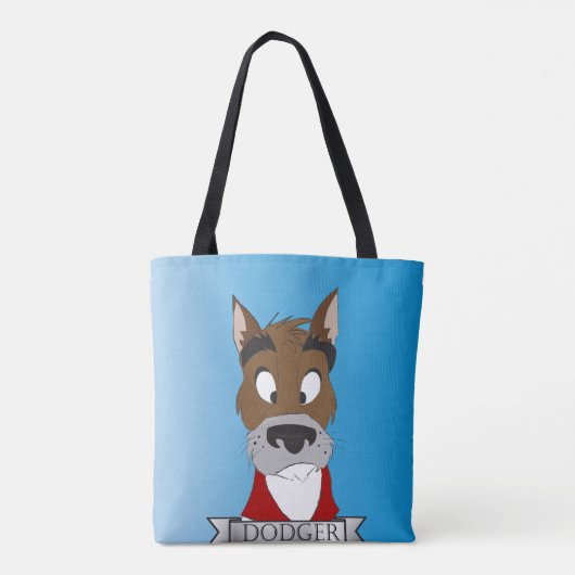 Dodger The Dog Tote Bag (Achterkant)