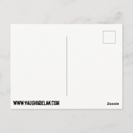 Dodging Knives and Throwing Bullets card card Briefkaart (Achterkant)