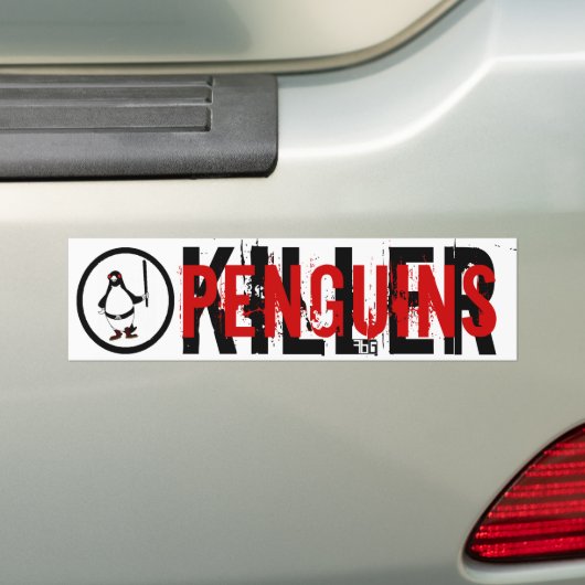 DODING PINGOINS BUMPERSTICKER (Op auto)
