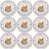 Dodkoetsen in Circle Business Logo Clear Sticker (Voorkant)