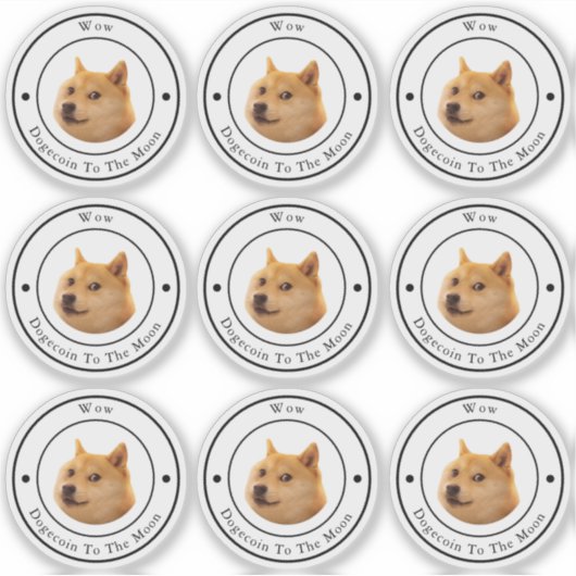 Dodkoetsen in Circle Business Logo Clear Sticker (Voorkant)