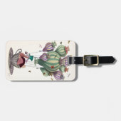 Dodo-ballon met libellen bagagelabel (Voorkant horizontaal)