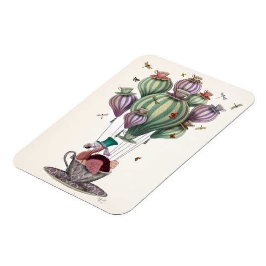 Dodo-ballon met libellen magneet (Linkerzijde)