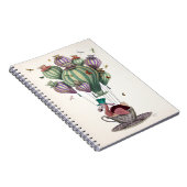 Dodo-ballon met libellen notitieboek (Rechterzijde)