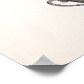 Dodo-ballon met libellen poster (Hoek)