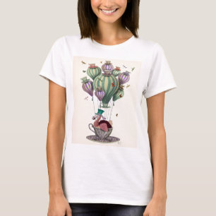 Dodo-ballon met libellen t-shirt