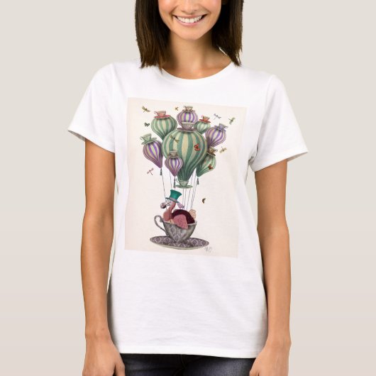 Dodo-ballon met libellen t-shirt (Voorkant)