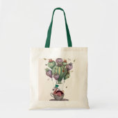 Dodo-ballon met libellen tote bag (Voorkant)