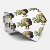 Dodo Bird Antiek Print Stropdas (Opgerold)