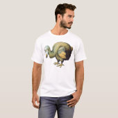 Dodo Bird Antiek Print T-shirt (Voorkant volledig)