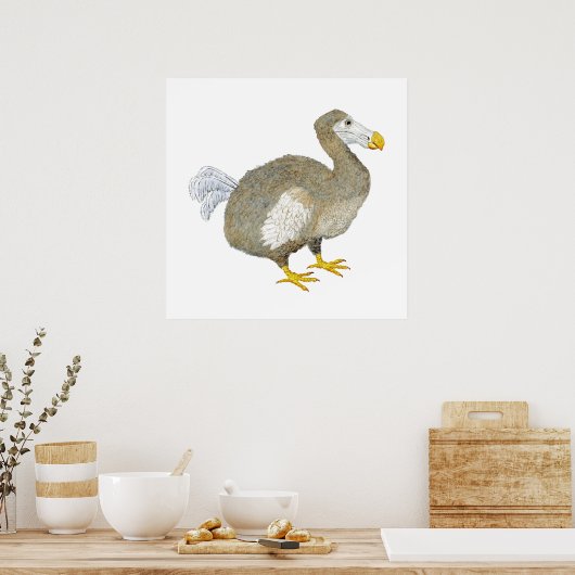 Dodo Bird Artwork Poster (Keuken)